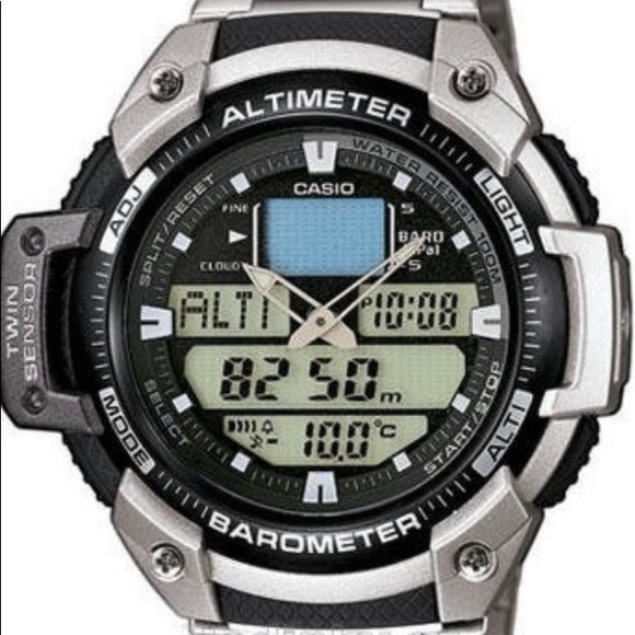 Casio Watch Altimeter Barometer Thermometer SGW400 - Picture 2 of 4